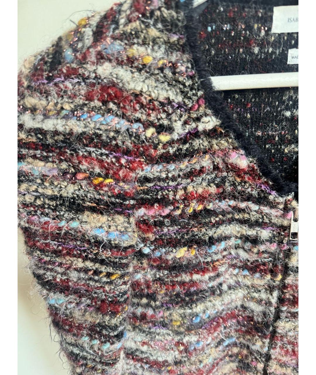 ISABEL MARANT ETOILE Антрацитовый шерстяной жакет/пиджак, фото 4