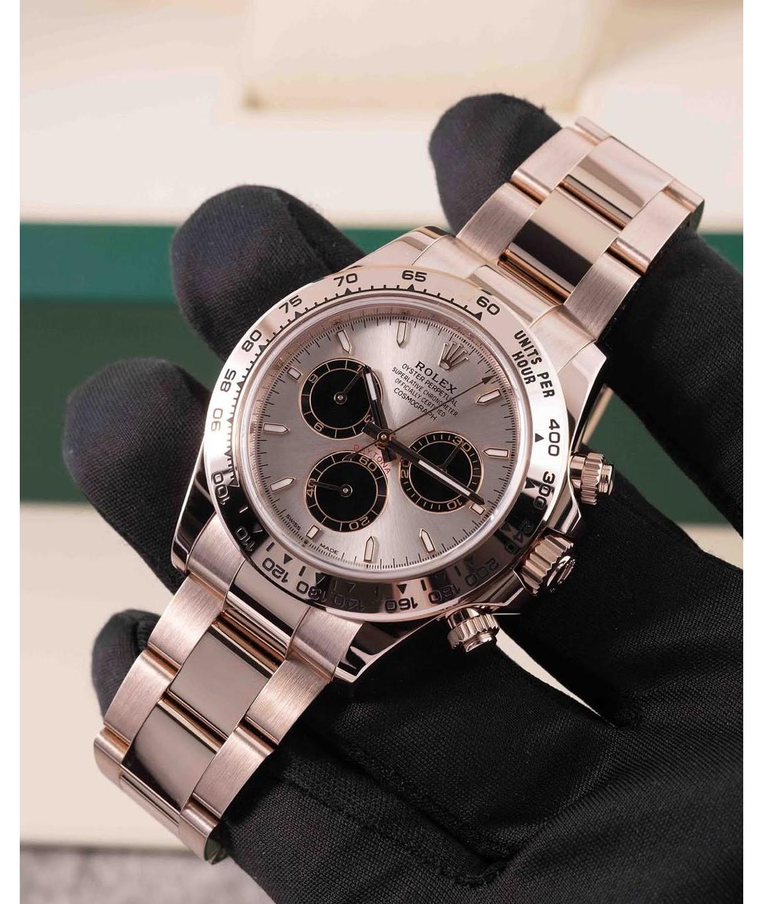 ROLEX Розовые часы из розового золота, фото 2
