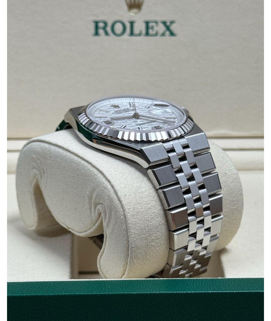 ROLEX Белые часы из белого золота, фото 3
