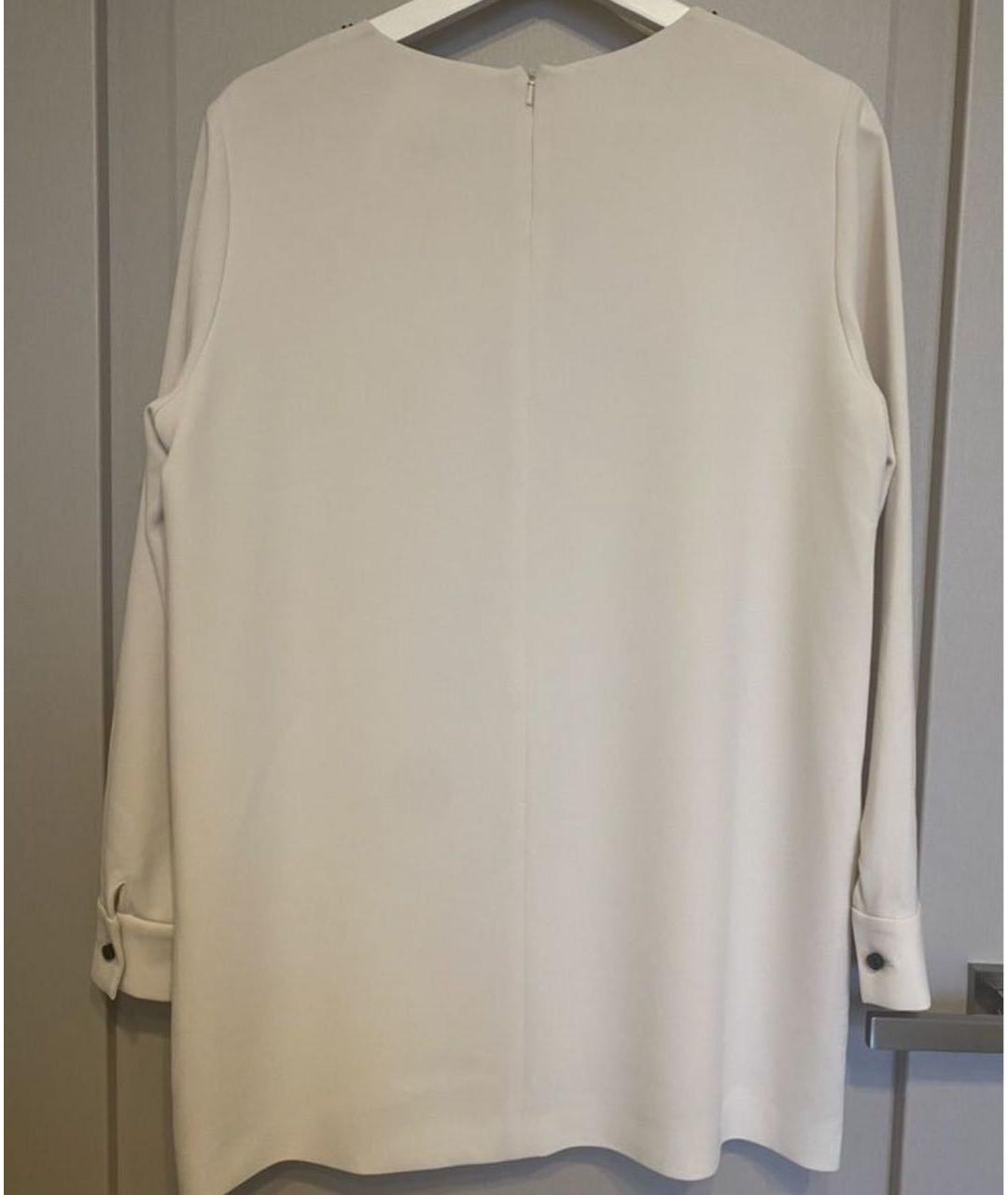 MAX MARA STUDIO Бежевая ацетатная блузы, фото 2