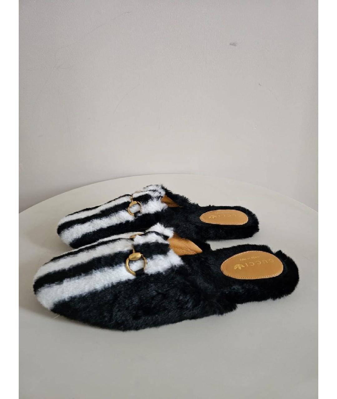 GUCCI Черные сабо, фото 3