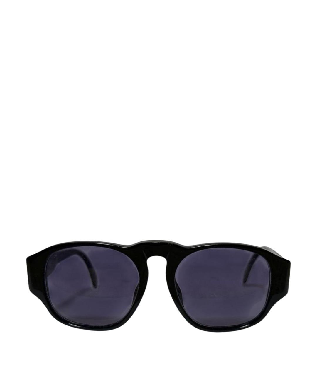 CHANEL Черные пластиковые солнцезащитные очки, фото 1