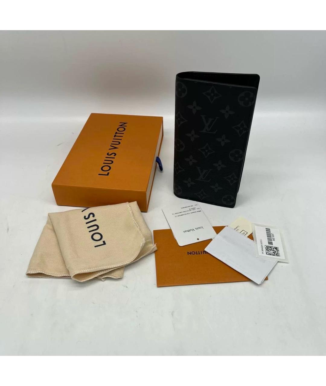 LOUIS VUITTON Черный кошелек, фото 7