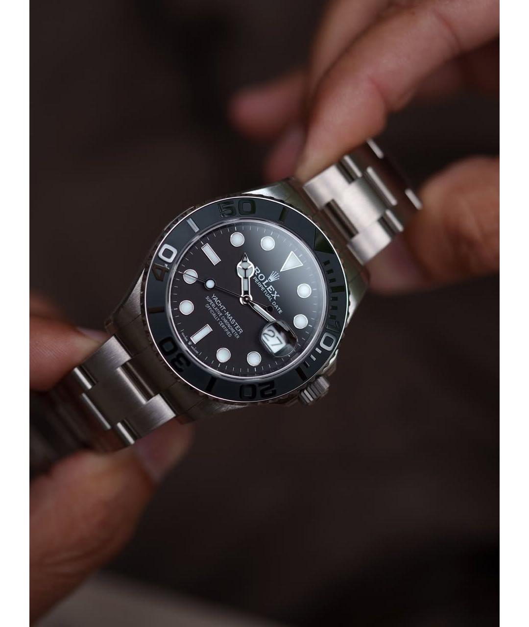 ROLEX Черные часы, фото 2