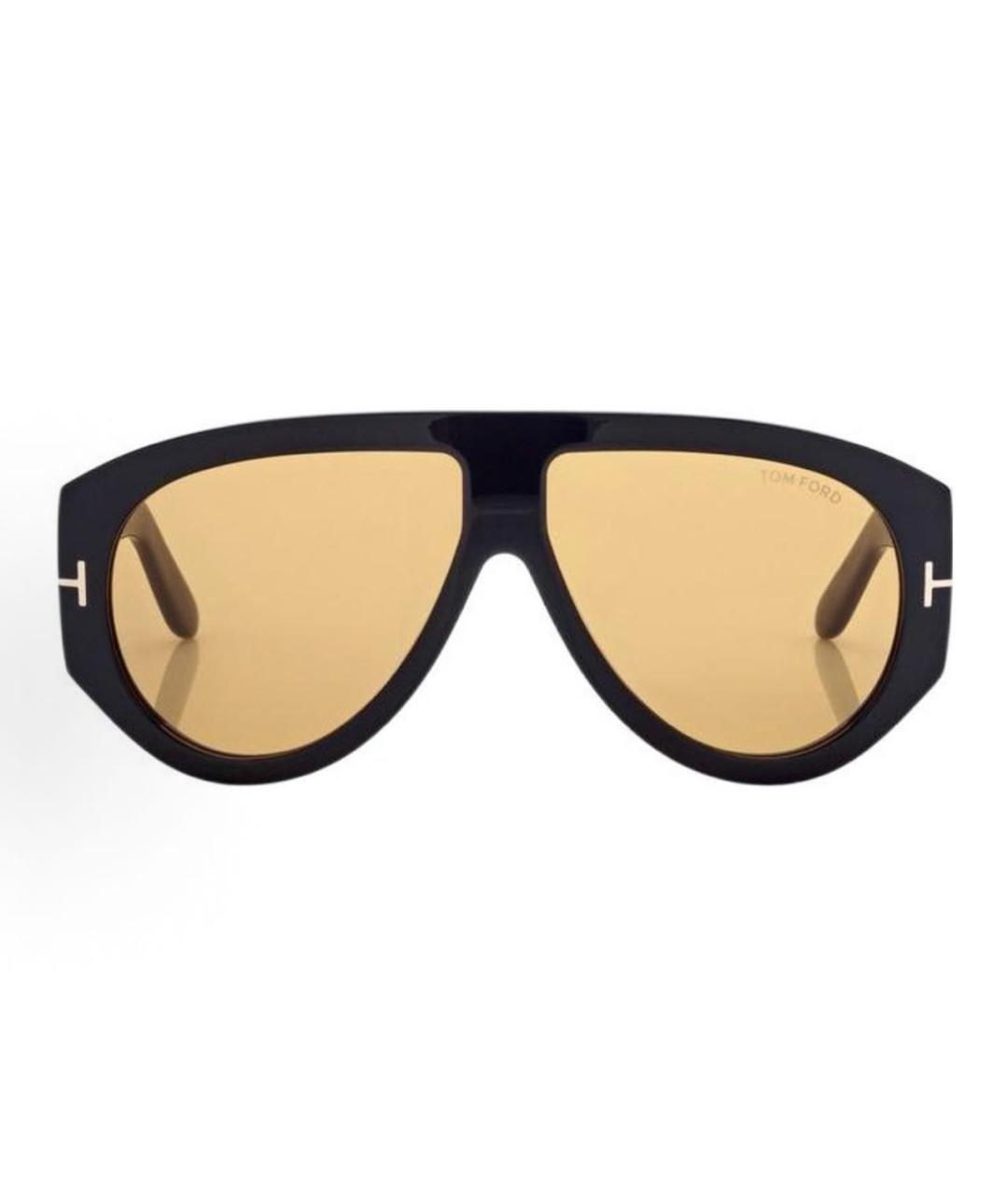 TOM FORD Черные пластиковые солнцезащитные очки, фото 2