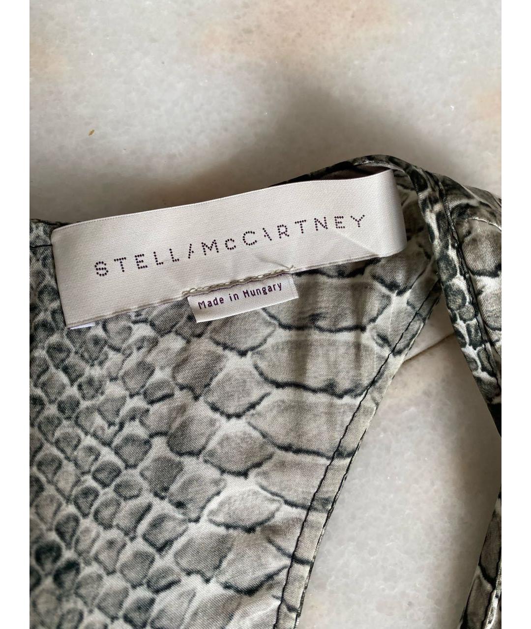 STELLA MCCARTNEY Серый шелковый комбинезон, фото 3
