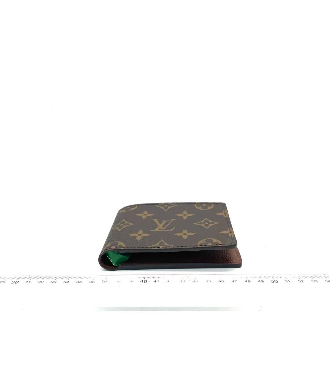 LOUIS VUITTON Коричневый кошелек, фото 7