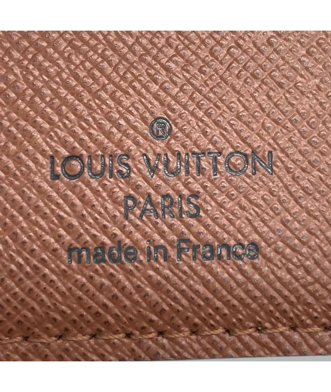 LOUIS VUITTON Коричневый кошелек, фото 4