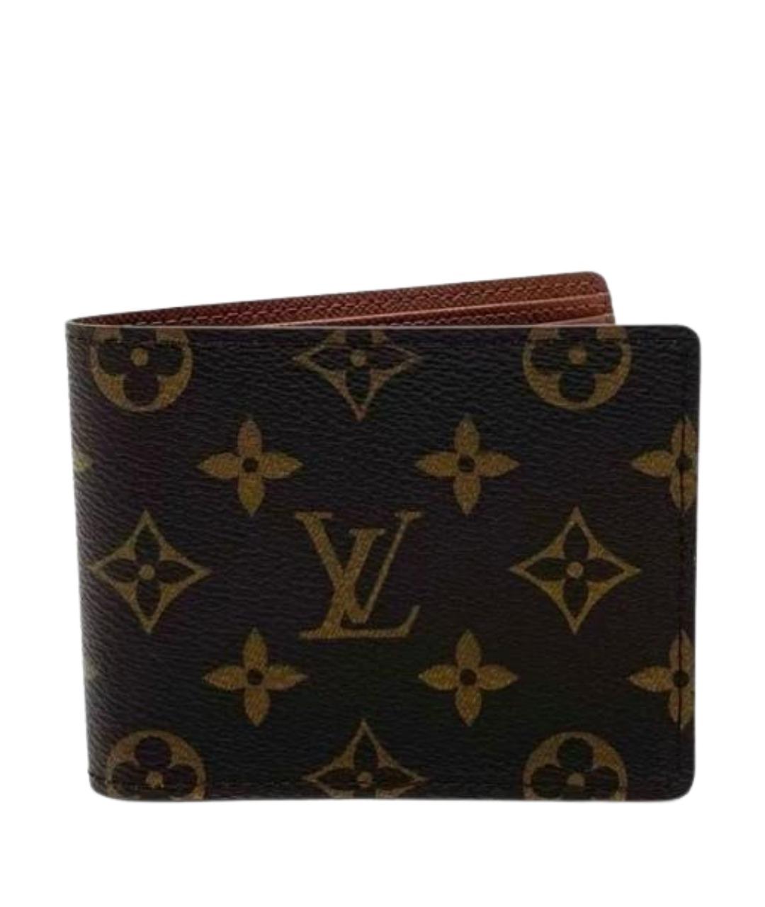 LOUIS VUITTON Коричневый кошелек, фото 1
