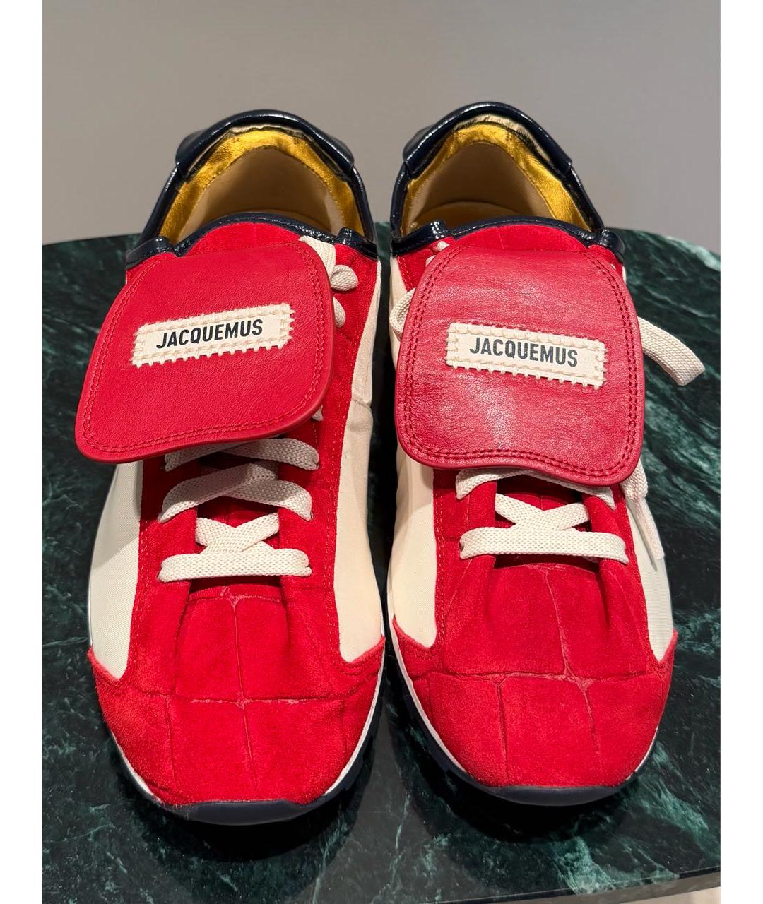 JACQUEMUS Мульти замшевые низкие кроссовки / кеды, фото 2