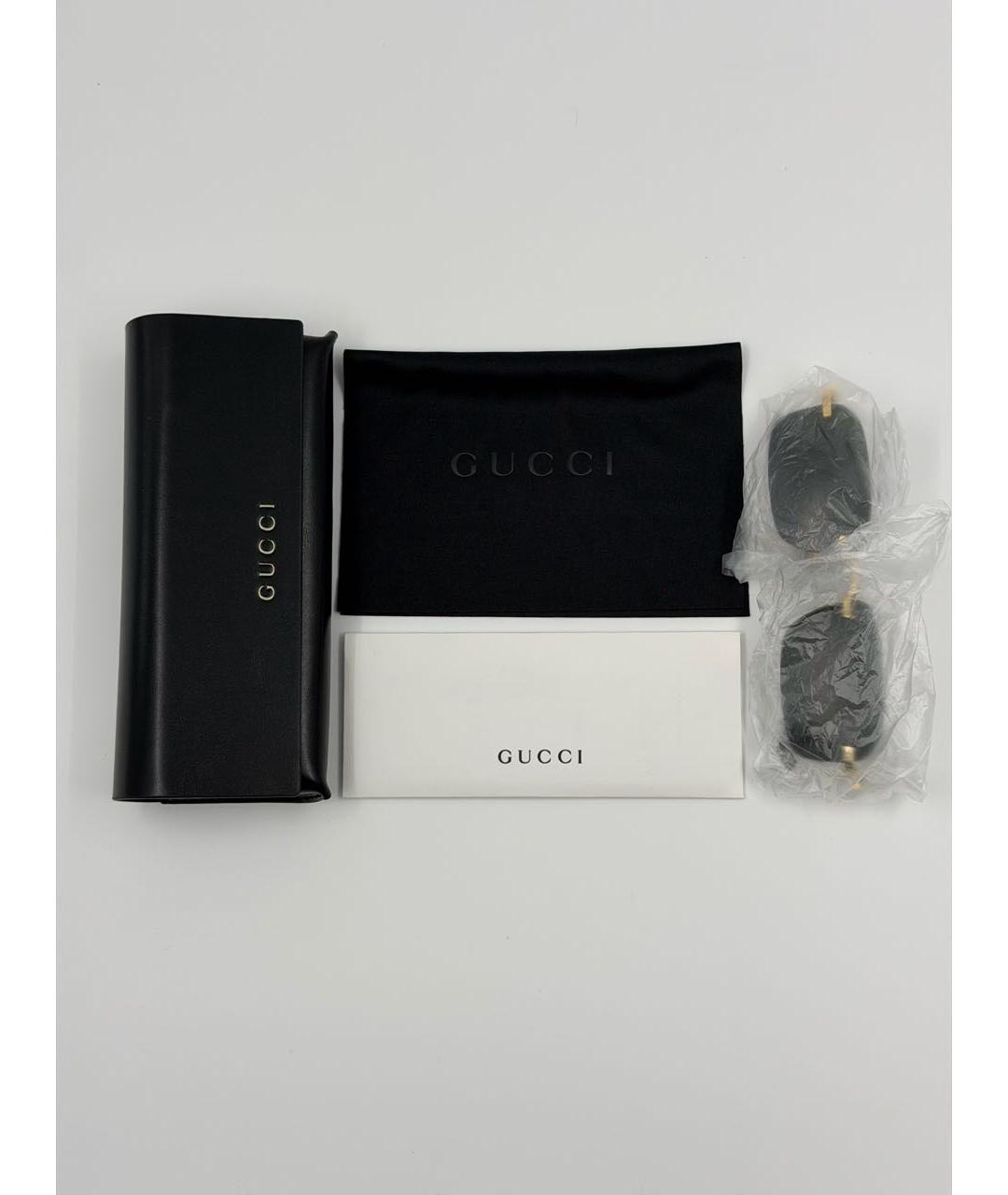 GUCCI Золотые солнцезащитные очки, фото 4