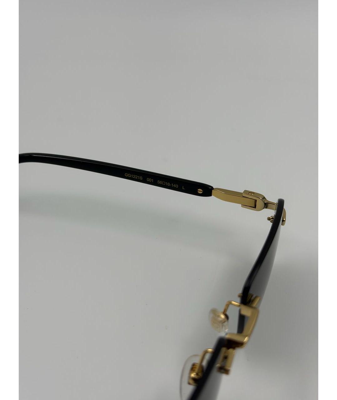 GUCCI Золотые солнцезащитные очки, фото 6