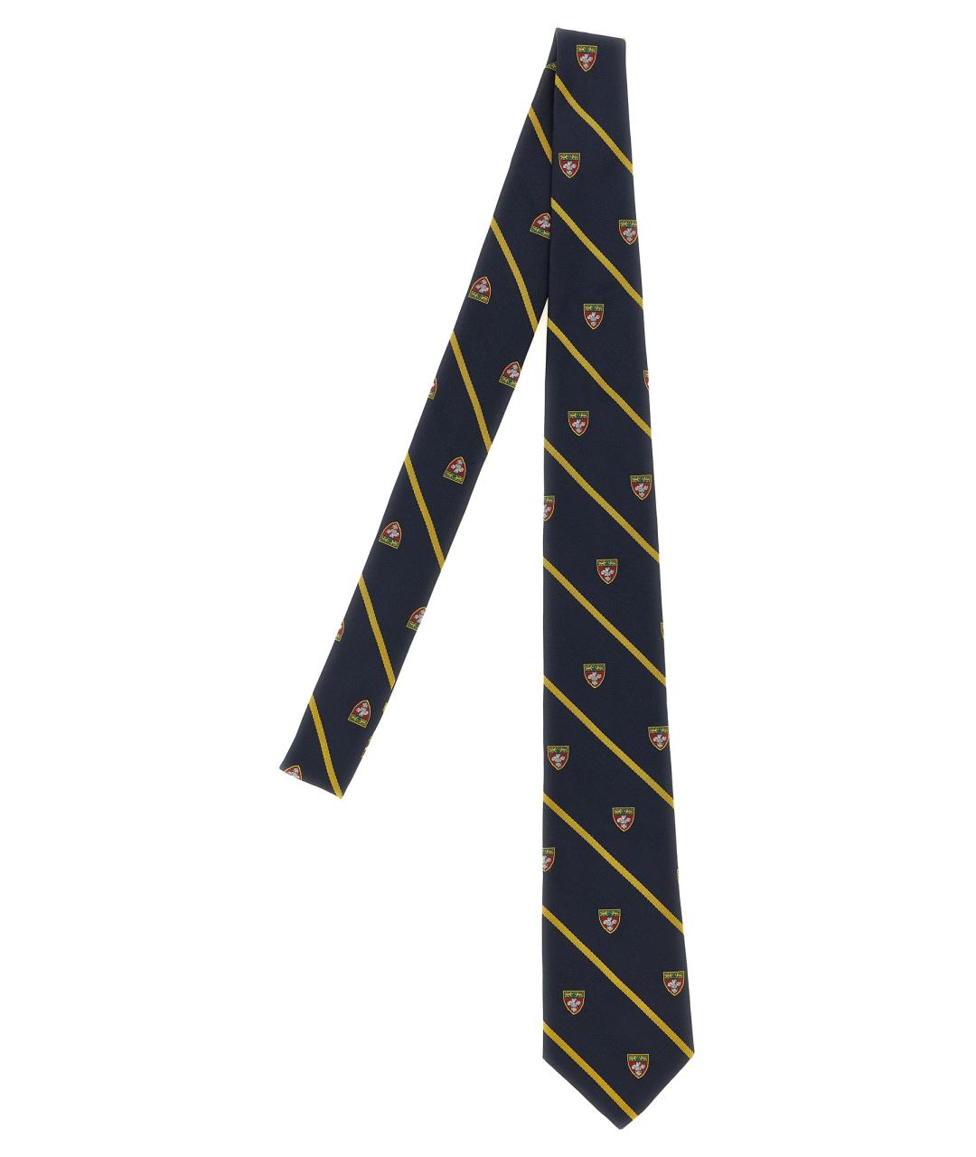 POLO RALPH LAUREN Синий шелковый галстук, фото 1