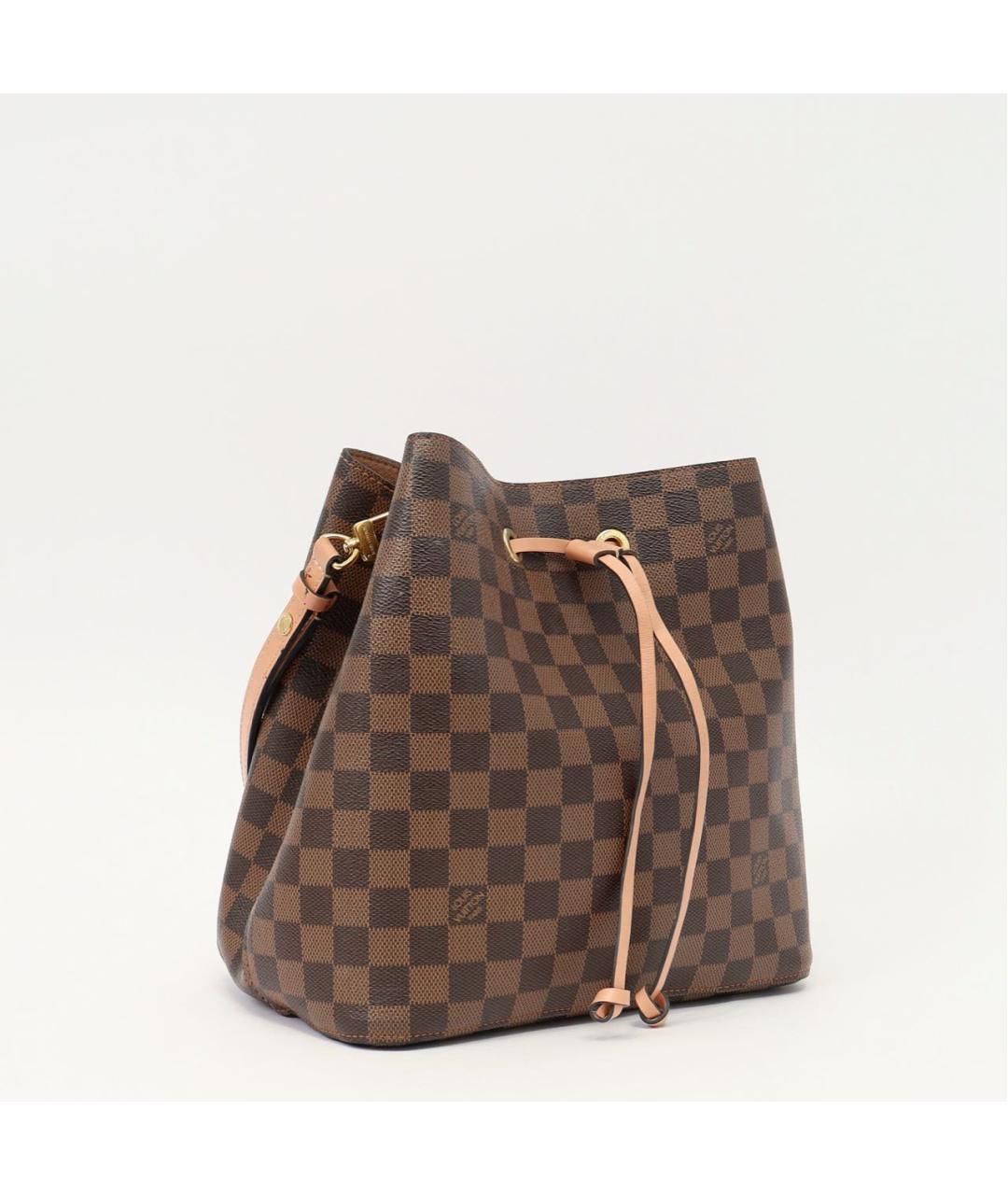 LOUIS VUITTON Коричневая сумка через плечо из канвы, фото 2