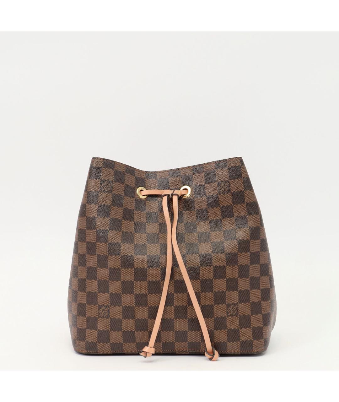 LOUIS VUITTON Коричневая сумка через плечо из канвы, фото 5
