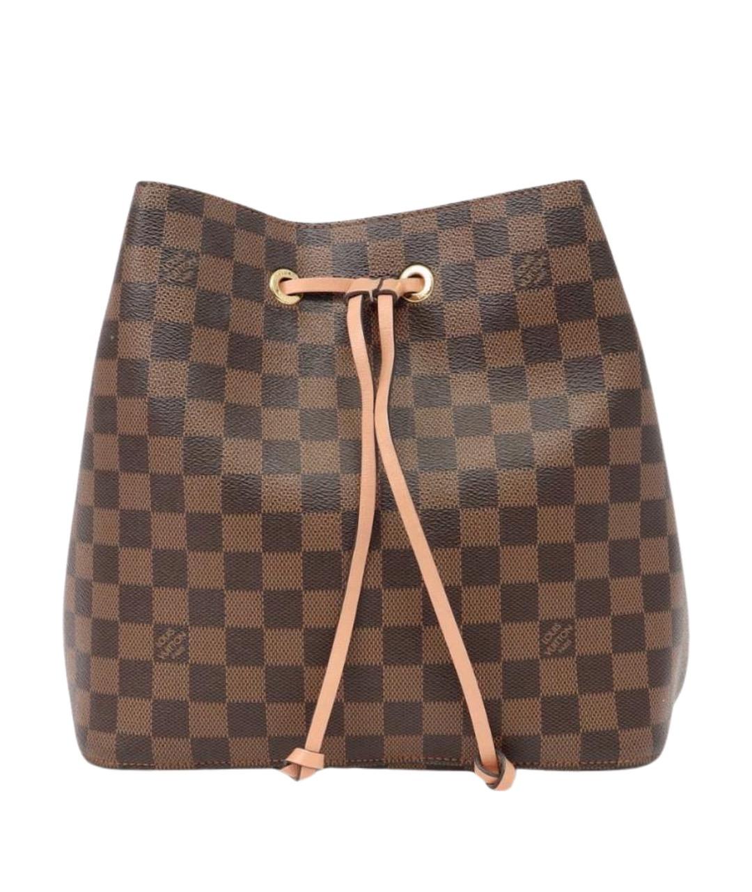 LOUIS VUITTON Коричневая сумка через плечо из канвы, фото 1