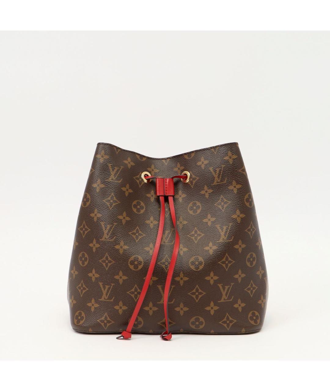 LOUIS VUITTON Коричневая сумка через плечо из канвы, фото 6