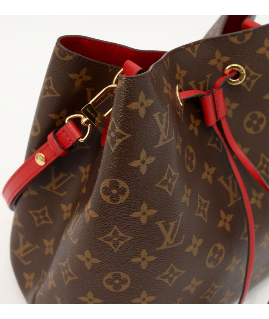 LOUIS VUITTON Коричневая сумка через плечо из канвы, фото 5