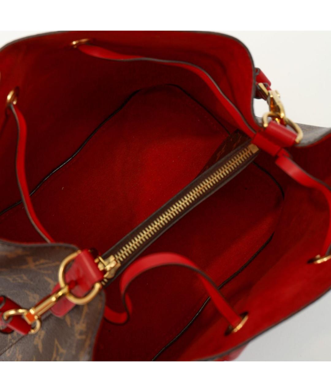 LOUIS VUITTON Коричневая сумка через плечо из канвы, фото 4