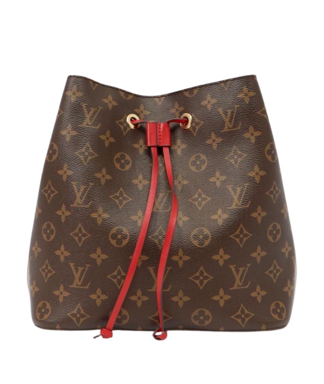 LOUIS VUITTON Коричневая сумка через плечо из канвы, фото 1