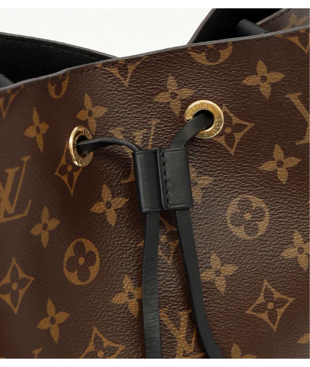 LOUIS VUITTON Коричневая сумка через плечо из канвы, фото 6