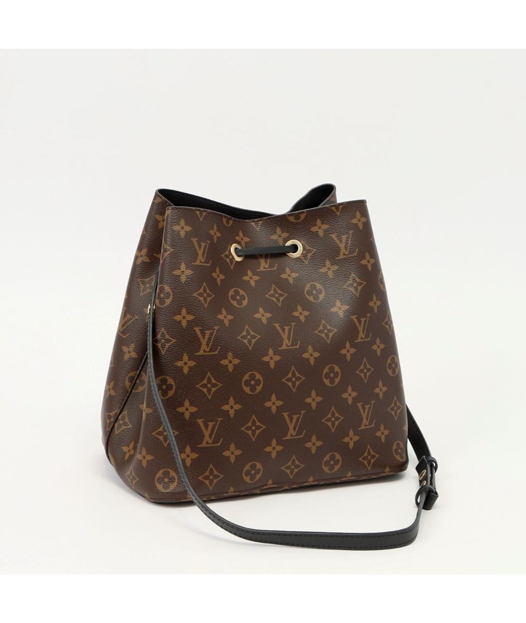 LOUIS VUITTON Коричневая сумка через плечо из канвы, фото 3