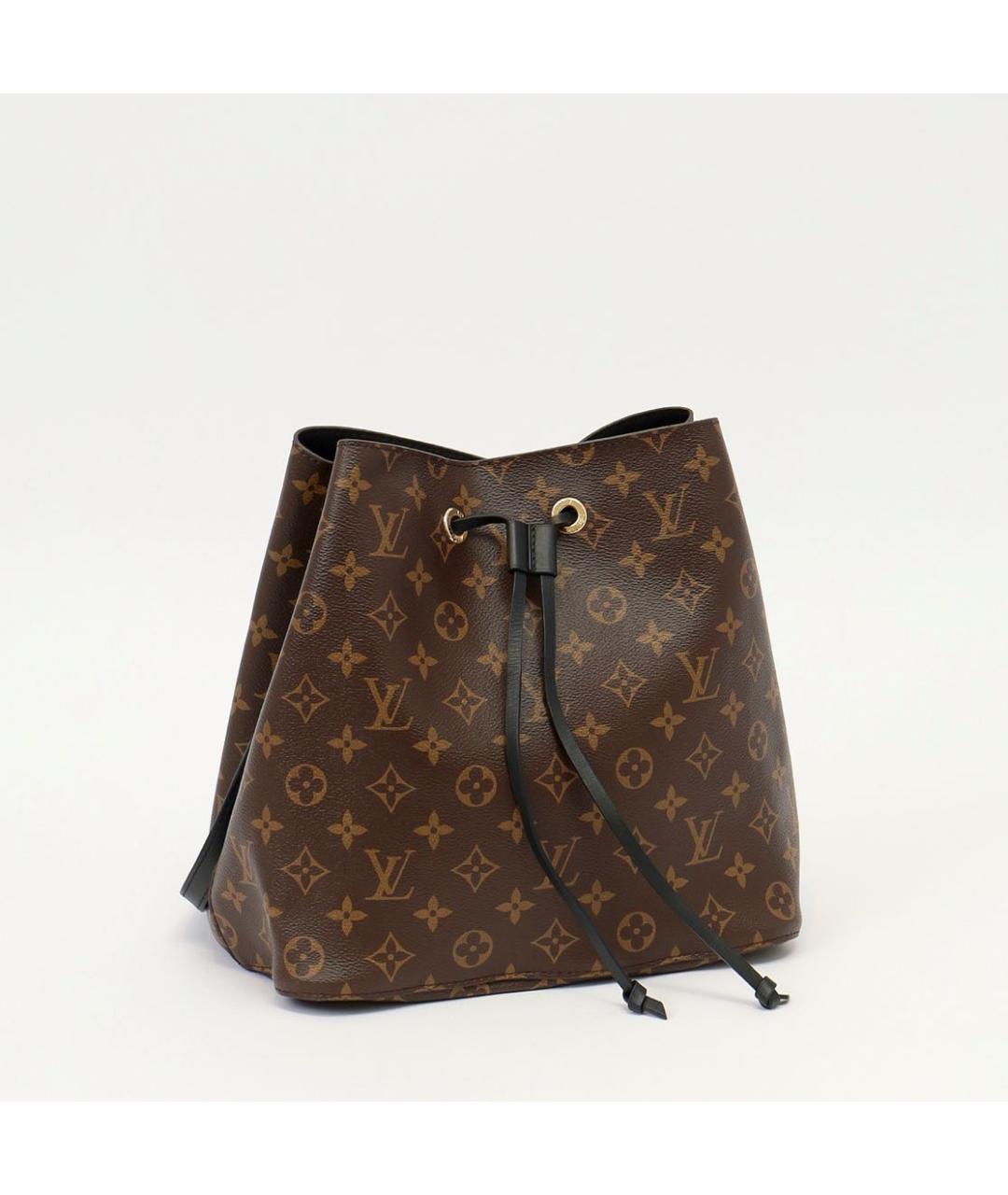 LOUIS VUITTON Коричневая сумка через плечо из канвы, фото 2