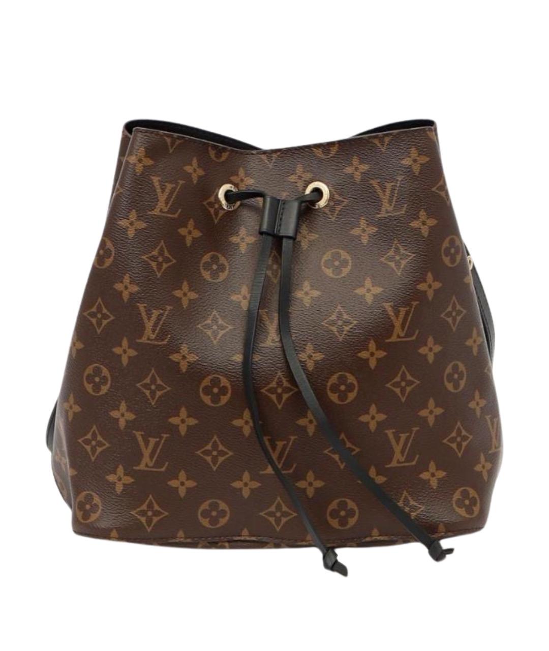 LOUIS VUITTON Коричневая сумка через плечо из канвы, фото 1