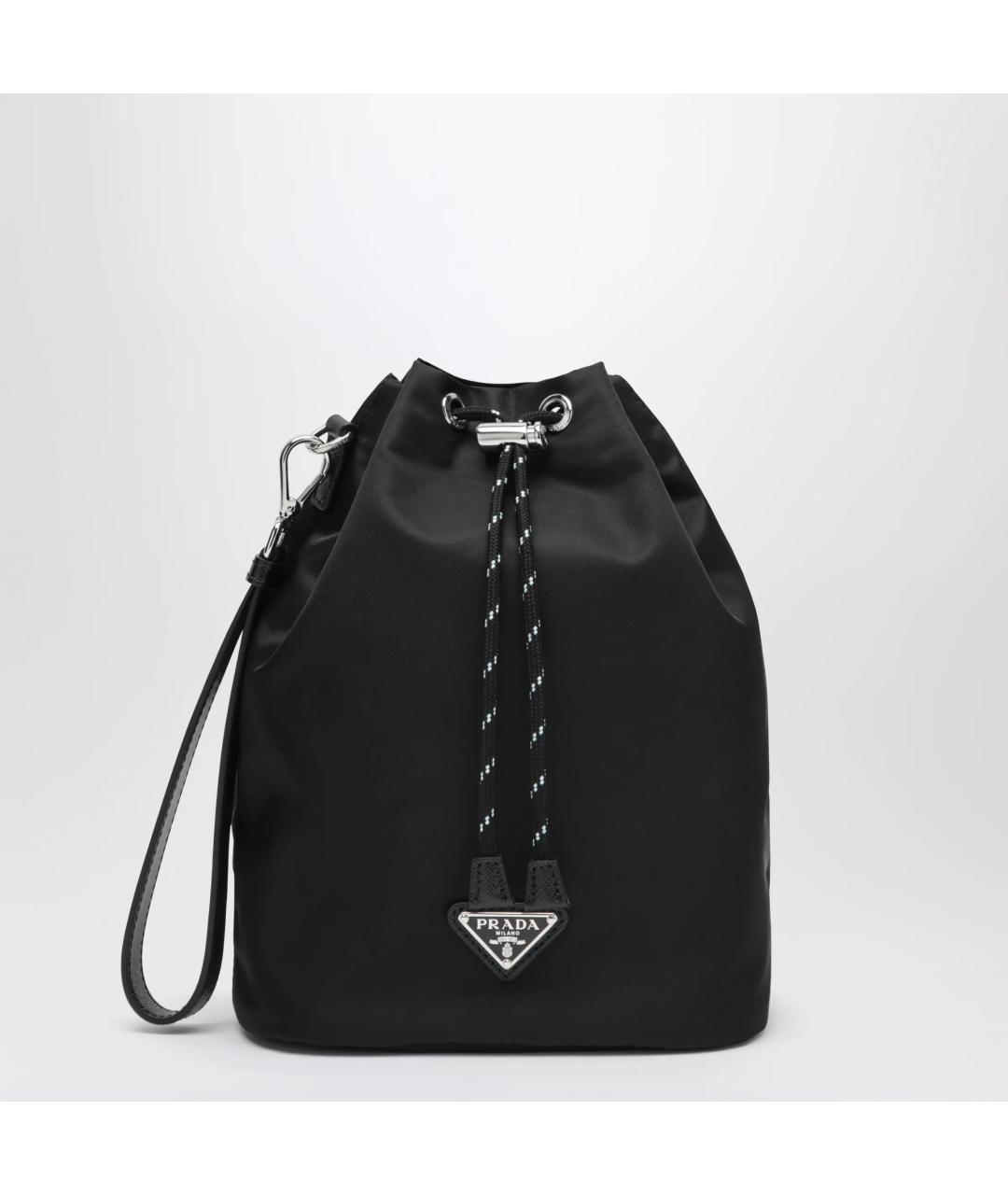 PRADA Черная нейлоновая барсетка, фото 3
