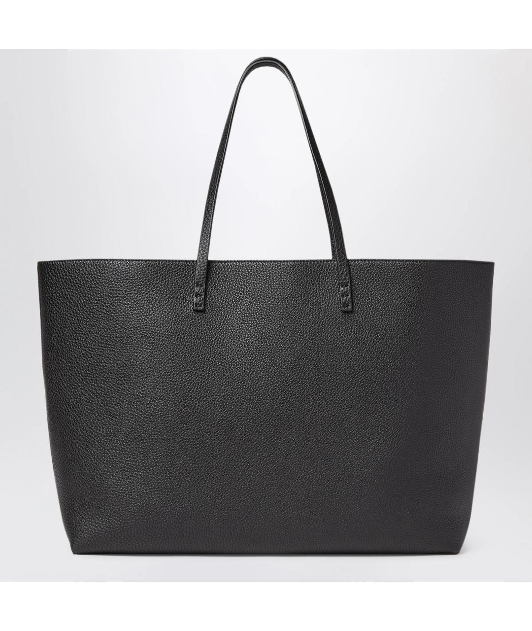 FENDI Черная кожаная сумка тоут, фото 2