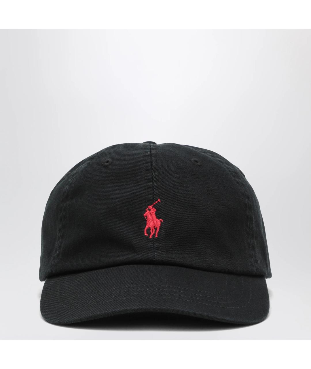 POLO RALPH LAUREN Черная хлопковая шапка, фото 3
