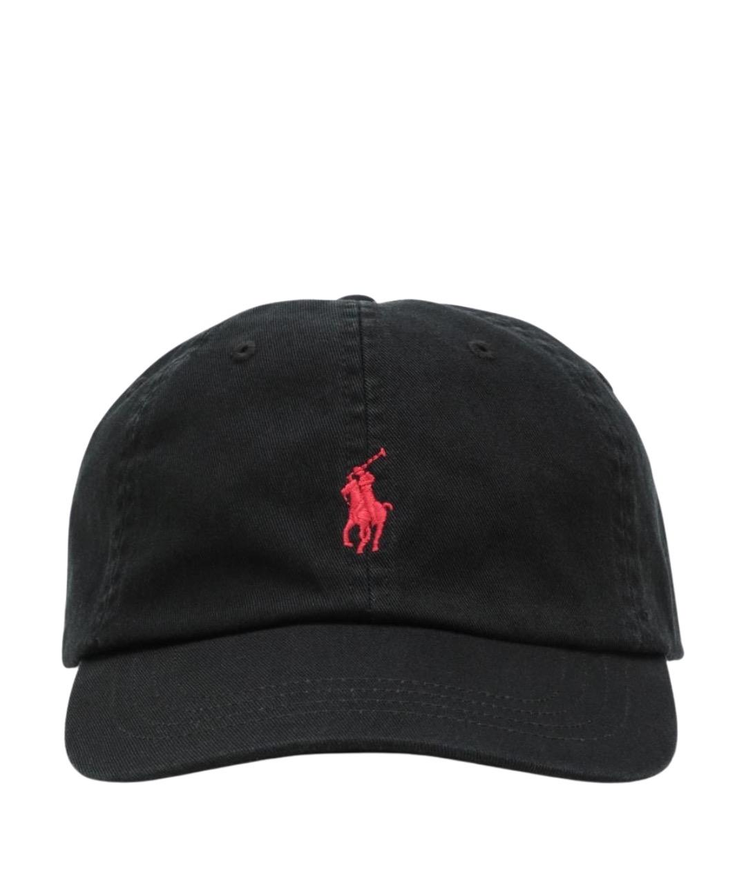 POLO RALPH LAUREN Черная хлопковая шапка, фото 1