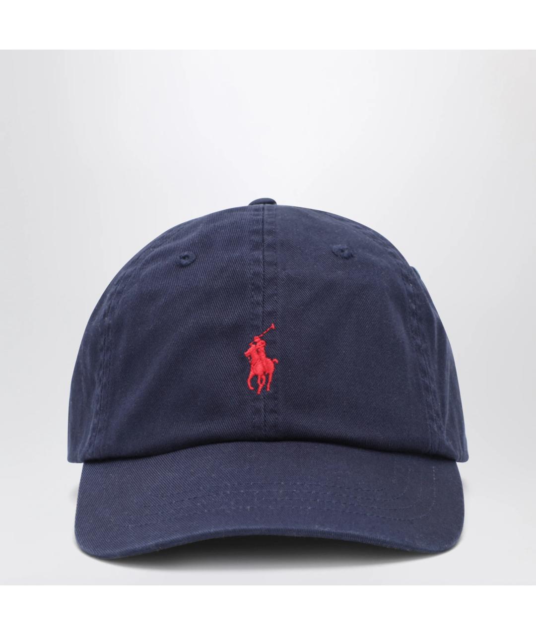 POLO RALPH LAUREN Синяя хлопковая кепка/бейсболка, фото 3