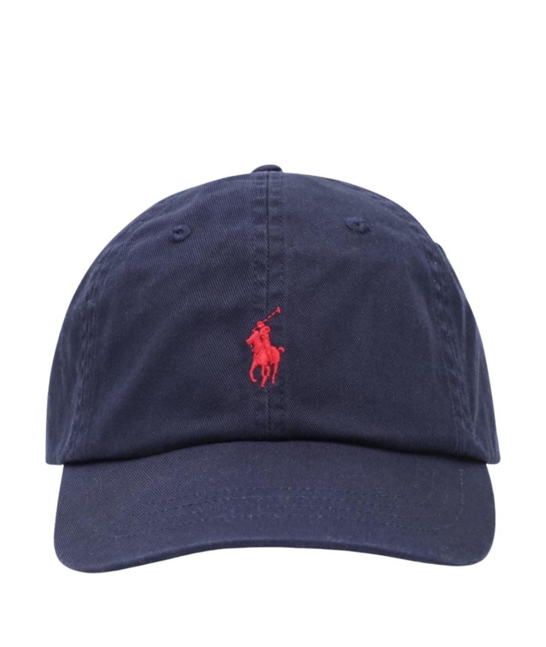 POLO RALPH LAUREN Синяя хлопковая кепка/бейсболка, фото 1