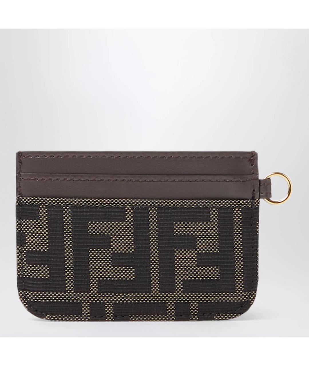 FENDI Коричневый кардхолдер, фото 3