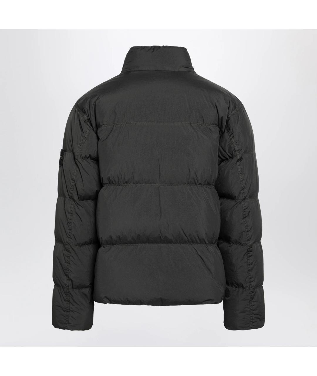 STONE ISLAND Серая полиамидовая куртка, фото 2