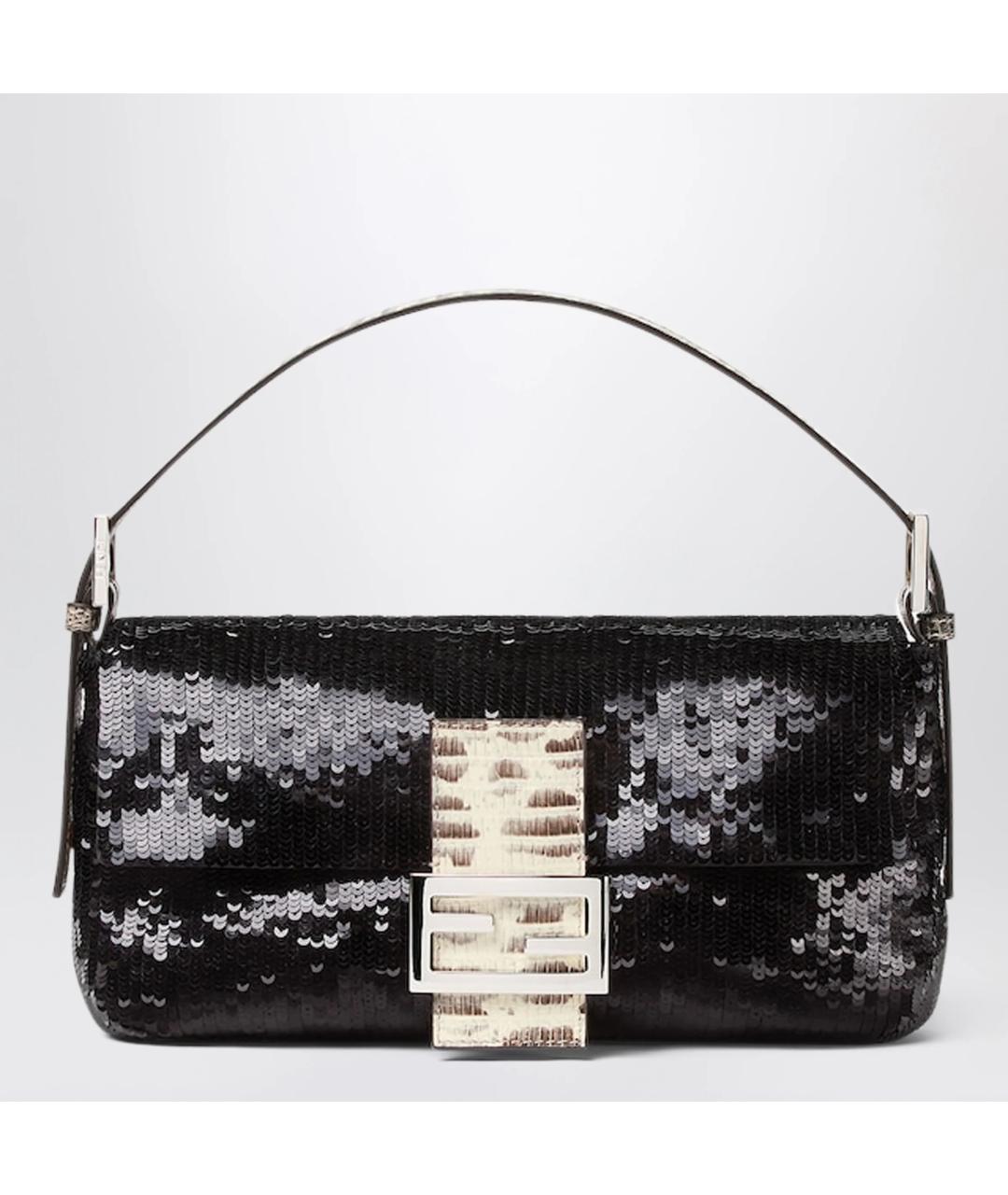 FENDI Черная сумка через плечо, фото 3