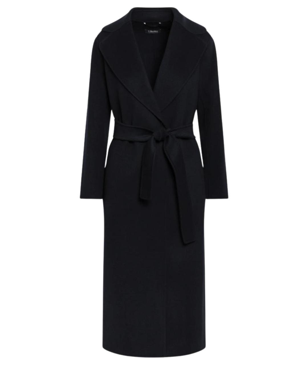 'S MAX MARA Синее шерстяное пальто, фото 1