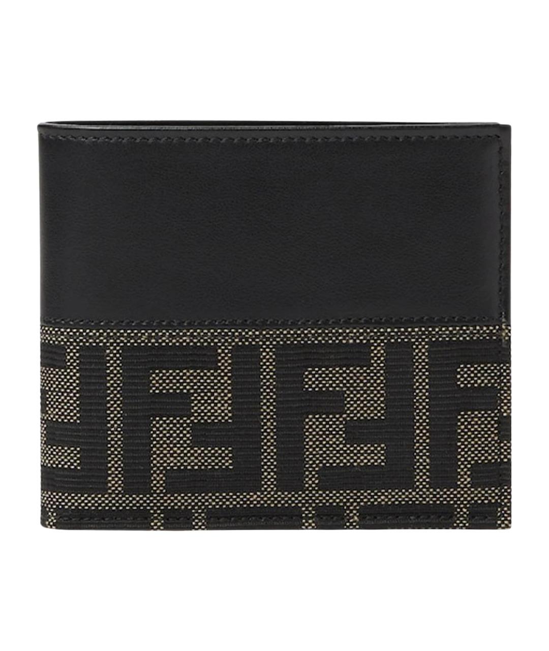 FENDI Коричневый кожаный кошелек, фото 1