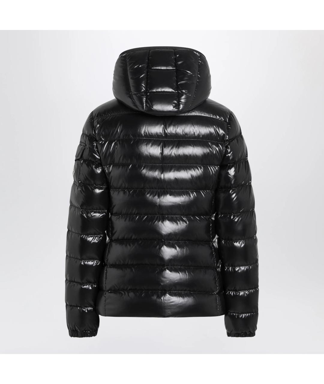 MONCLER Черный полиамидовый пуховик, фото 2
