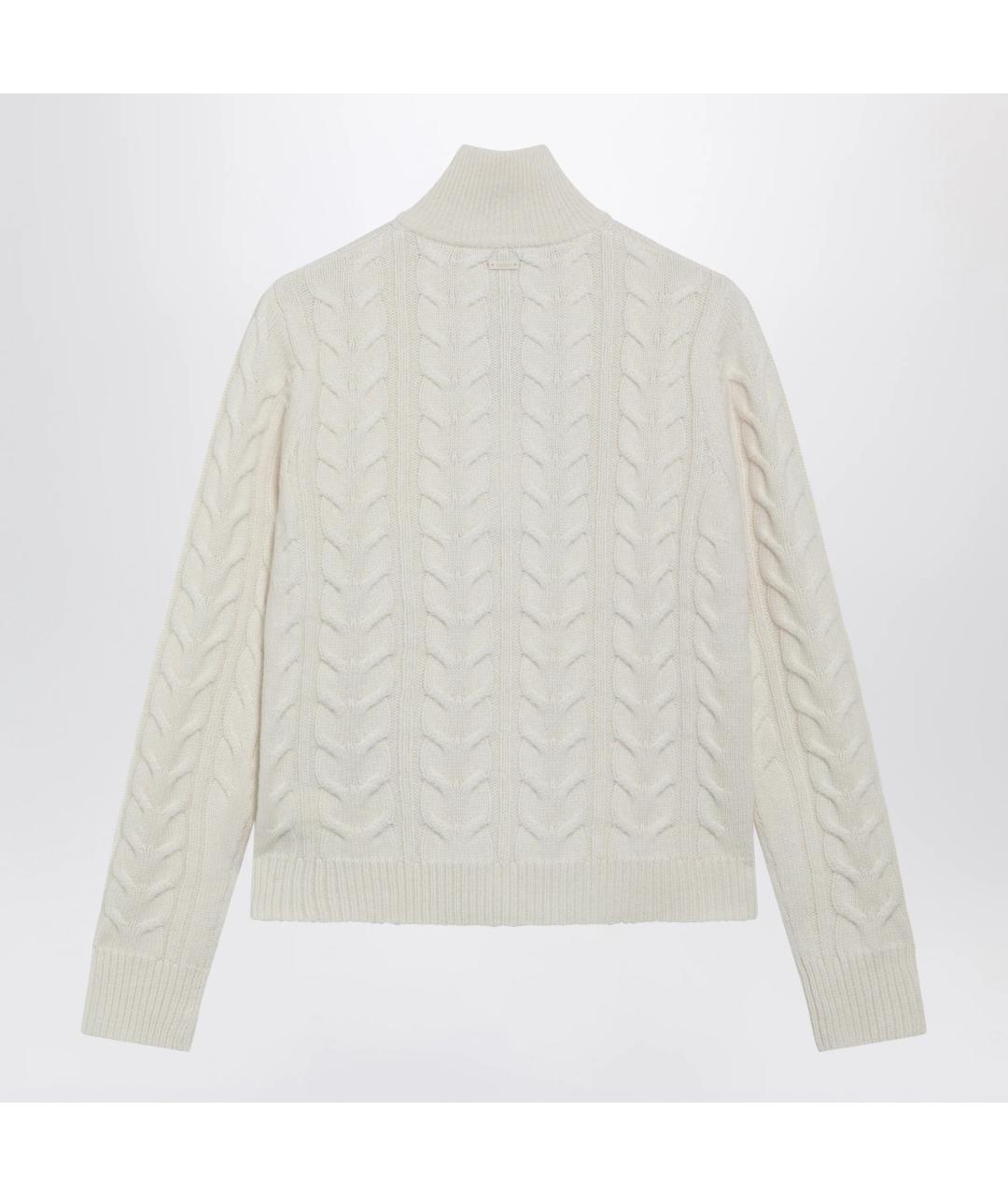 MAX MARA Белый кашемировый джемпер / свитер, фото 2