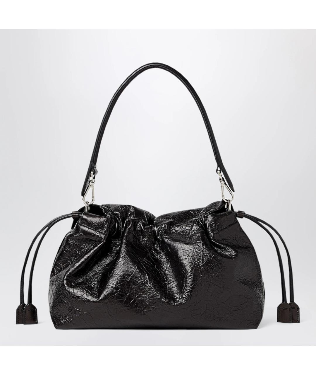 FENDI Черная кожаная сумка через плечо, фото 2