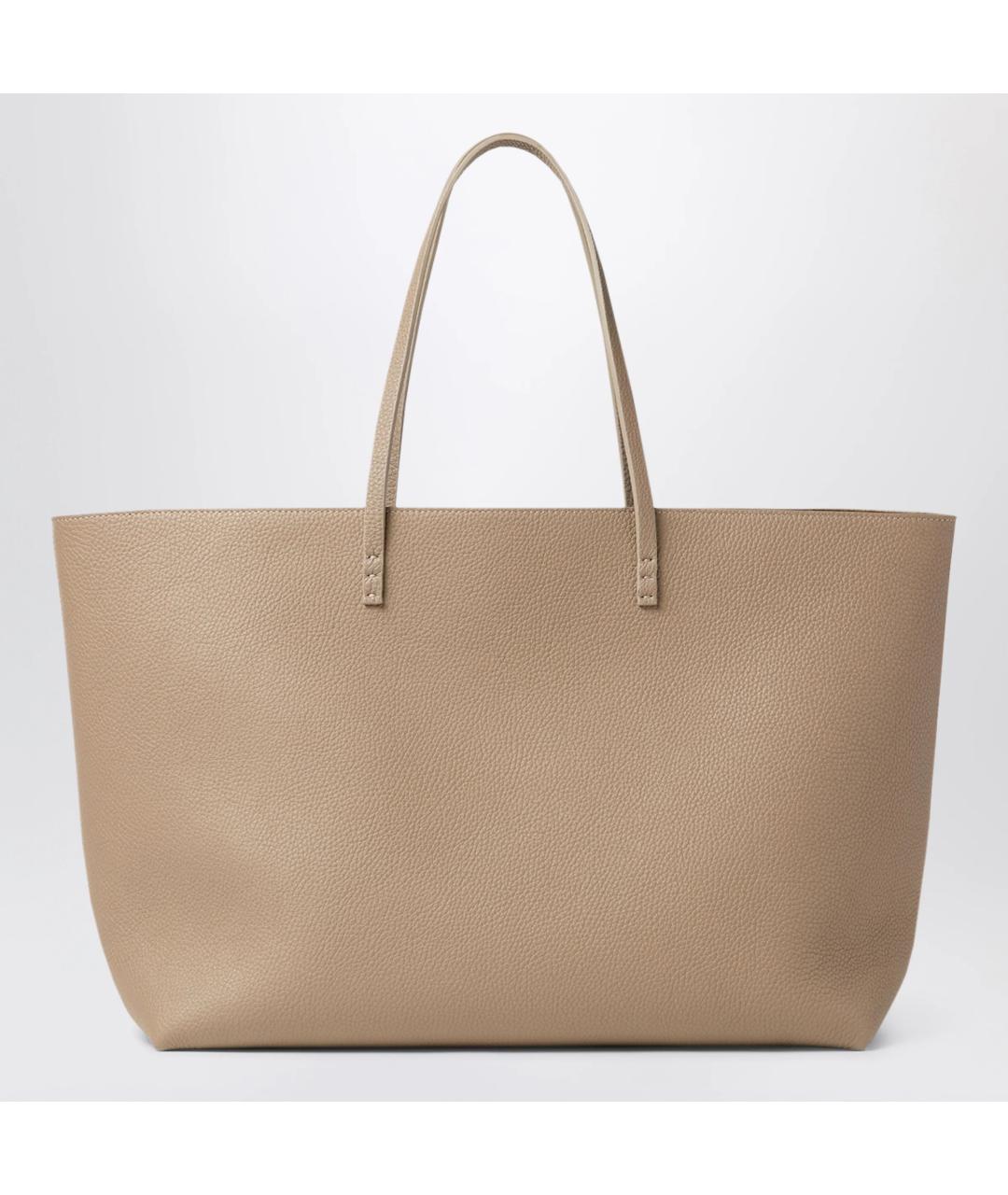 FENDI Бежевая кожаная сумка тоут, фото 3