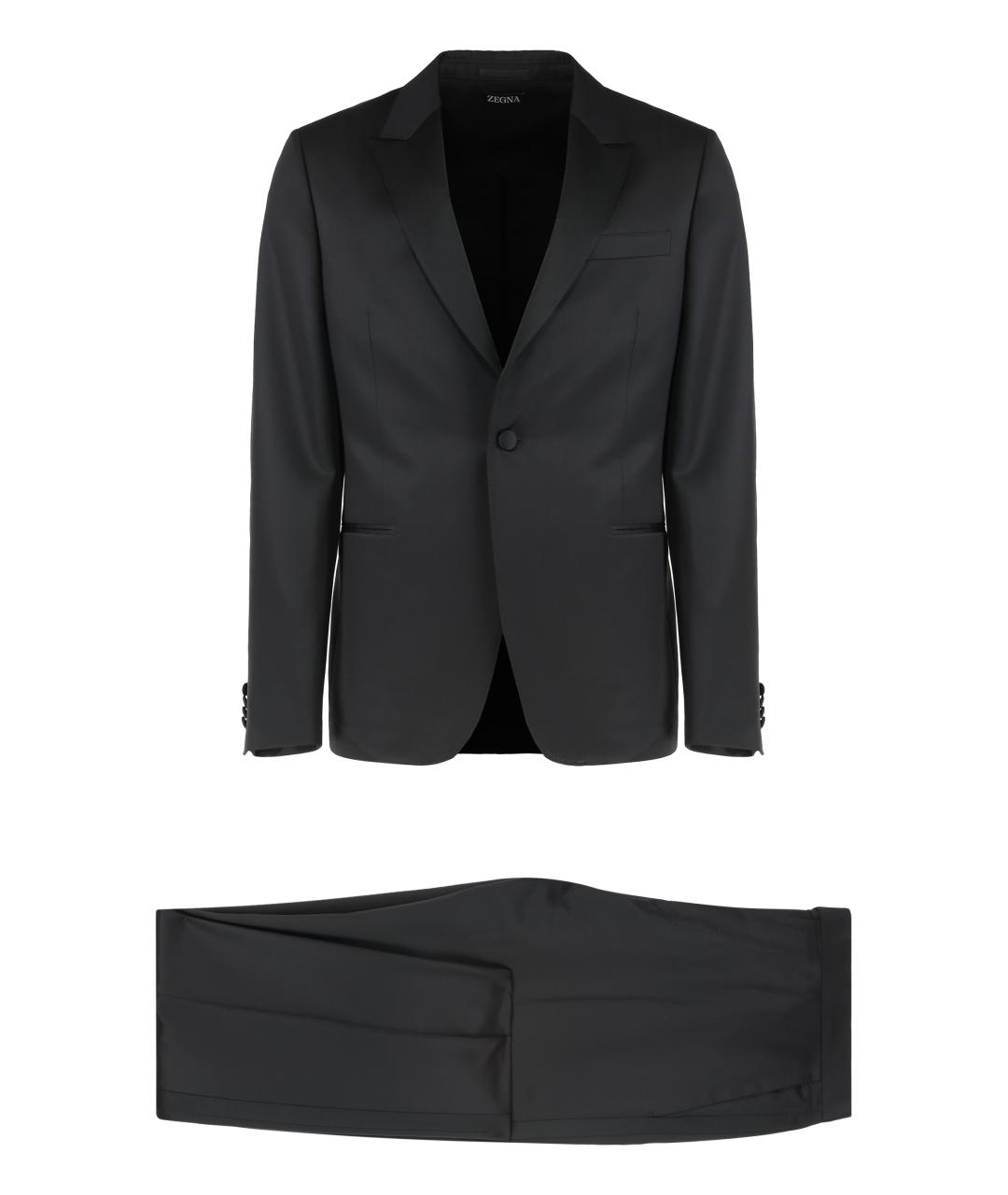 ZEGNA Черный классический костюм, фото 1