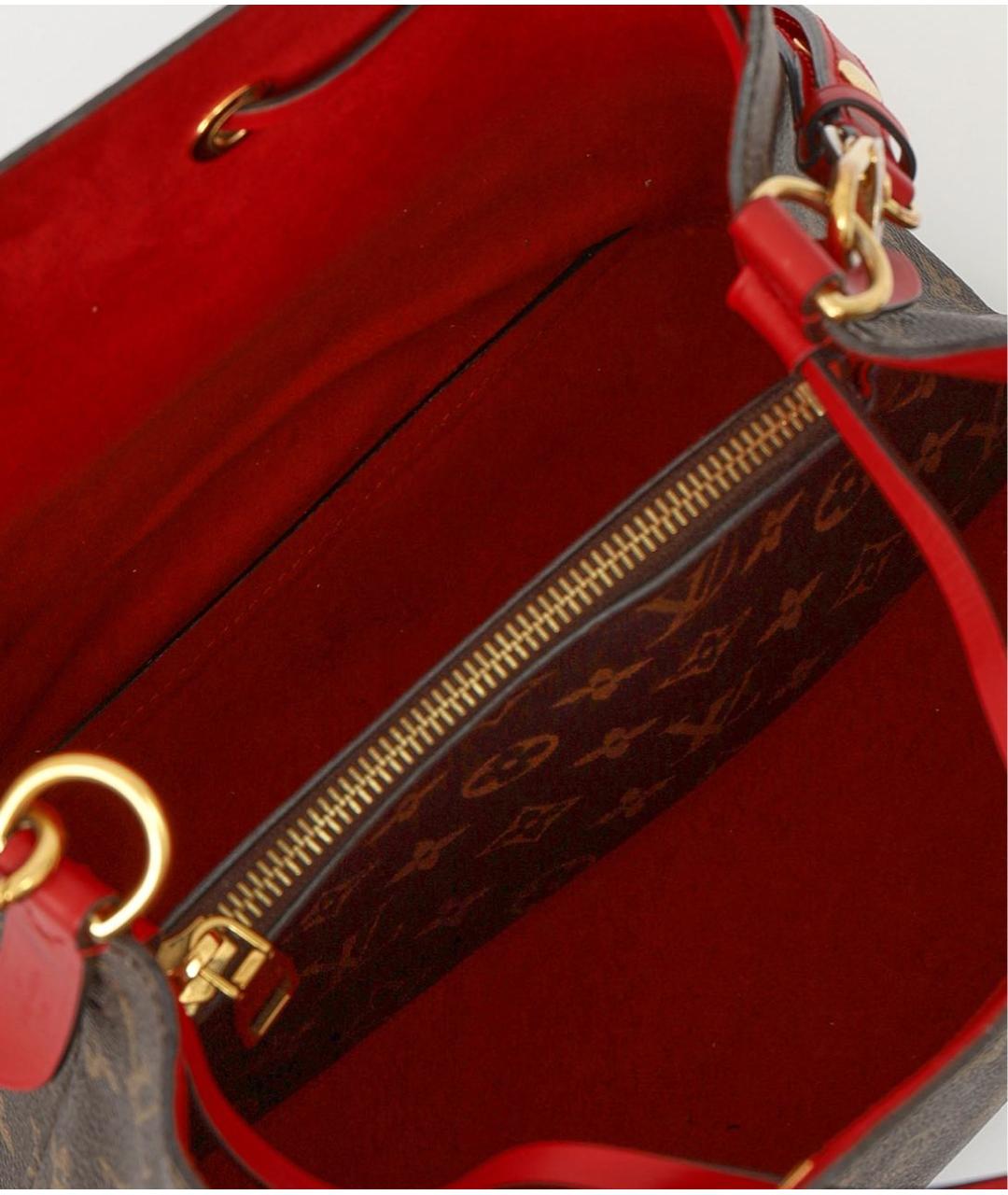 LOUIS VUITTON Коричневая сумка через плечо из канвы, фото 4