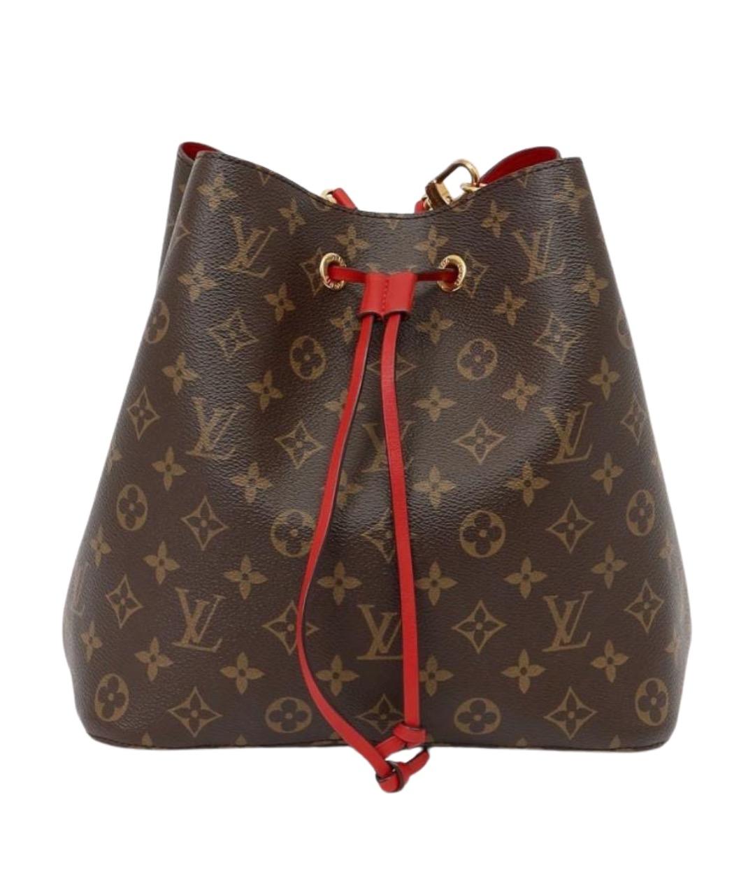 LOUIS VUITTON Коричневая сумка через плечо из канвы, фото 1