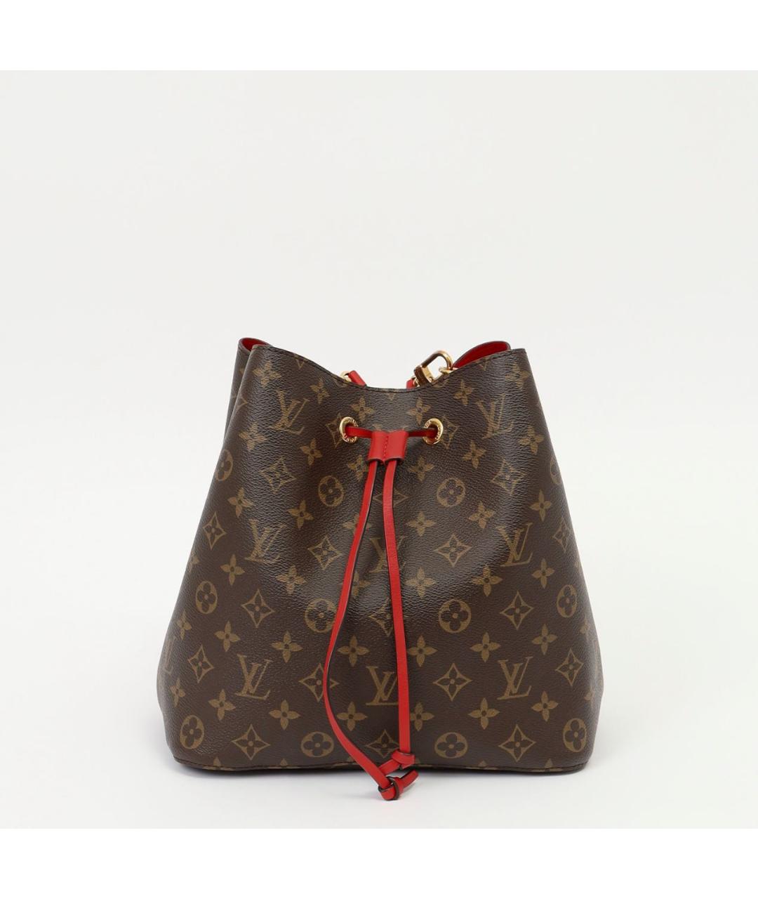 LOUIS VUITTON Коричневая сумка через плечо из канвы, фото 6