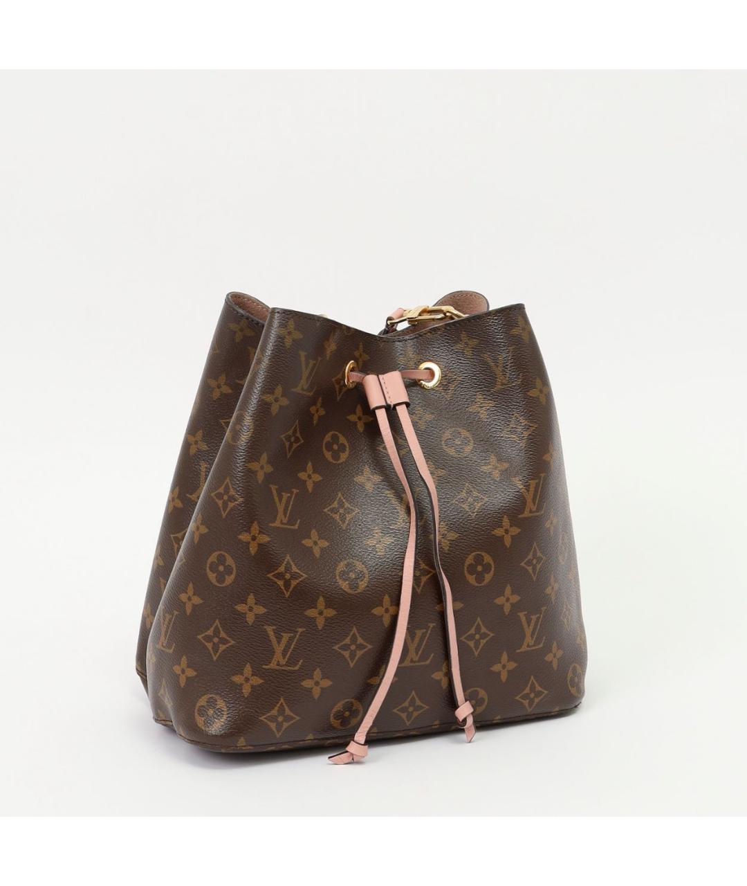 LOUIS VUITTON Коричневая сумка через плечо из канвы, фото 2