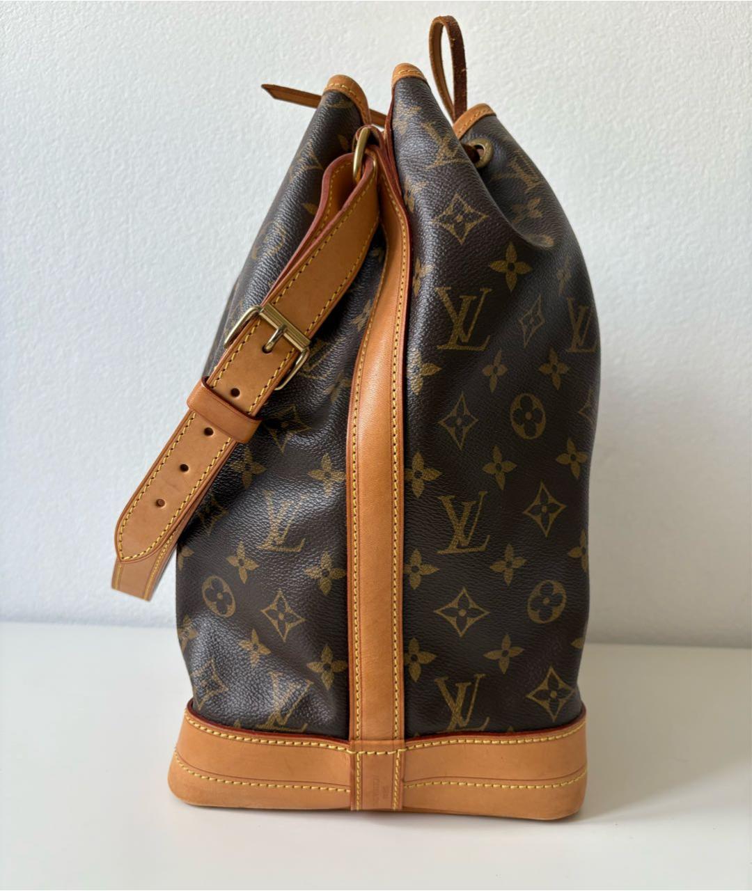 LOUIS VUITTON Коричневая сумка через плечо из канвы, фото 5