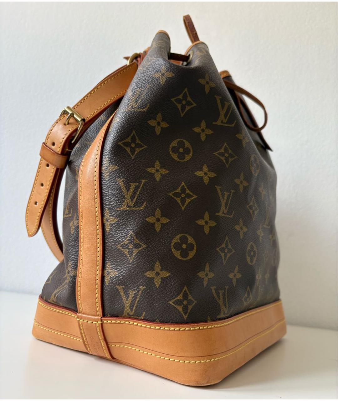 LOUIS VUITTON Коричневая сумка через плечо из канвы, фото 2